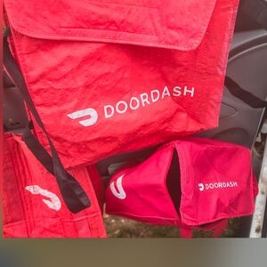 Red Insulated Delivery Bag